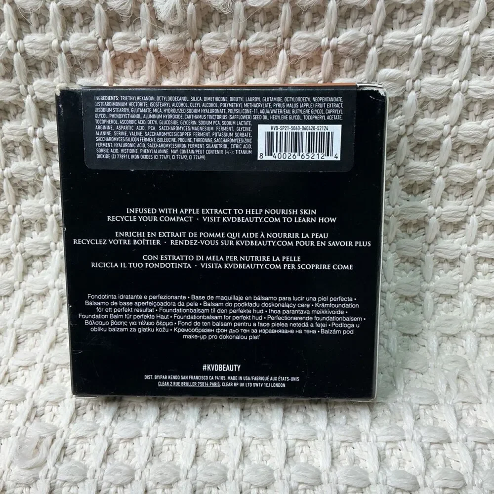 Kat Von D KVD Good Apple Skin Perfecting Foundation Balm 